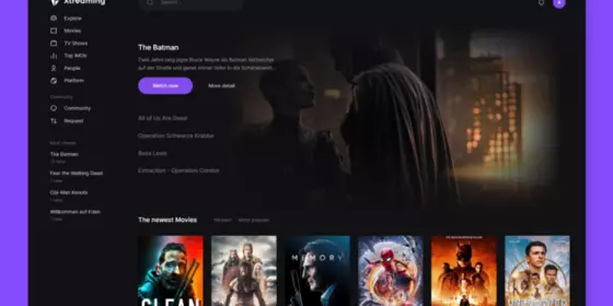 Look at Xtreaming - Movie and TV Show Streaming Platform