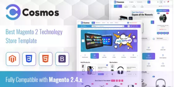 Look at COSMOS - HITECH STORE MAGENTO 2 THEME