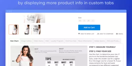 Look at PRODUCT TABS BY AMASTY
